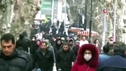 Evde kal çağrısına uymadılar, caddeleri doldurdular