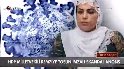HDP'li Remziye Tosun'dan skandal anons!
