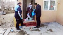 Horasan Belediyesi vatandaşlara hijyen seti dağıttı