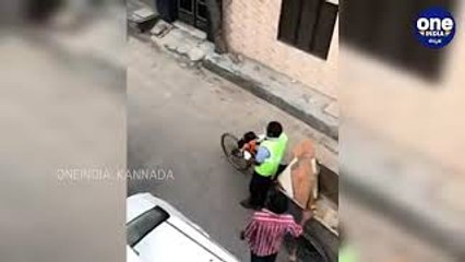 ಕಸ ಆರಿಸುವವನ ಮೇಲೆ ಬಿತ್ತು ಹೂವಿನ ಮಳೆ, ಸೇಬಿನ ಹಾರ..! | Public Worker | Oneindia Kannada