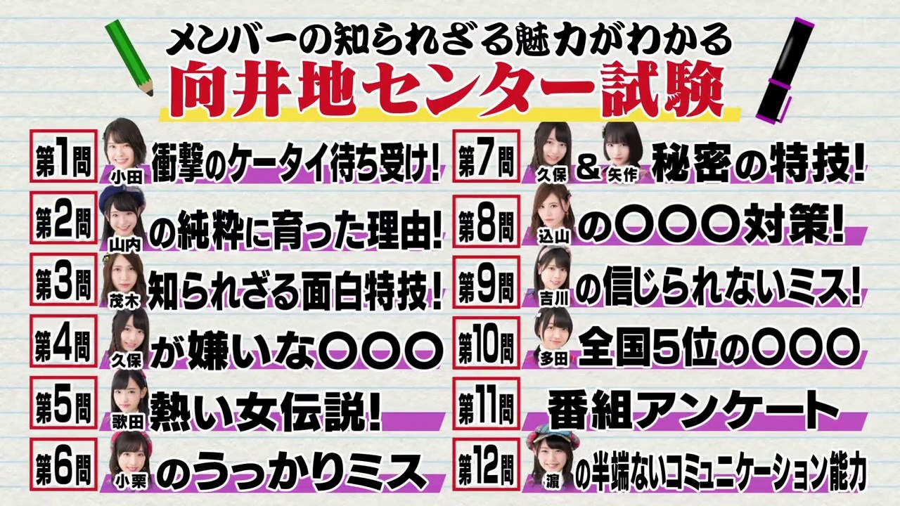 AKBINGO! #530 向井地センター試験