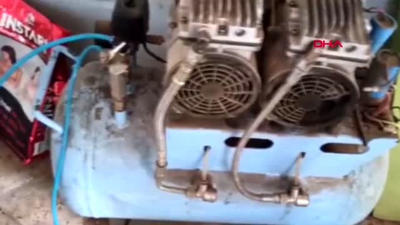 Bağ evinde kaçak sigara üretilen imalathane bulundu