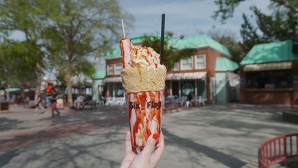 These Theme Park Milkshakes Come Topped With Half A Pop-Tart And A Full Ice Cream Bar