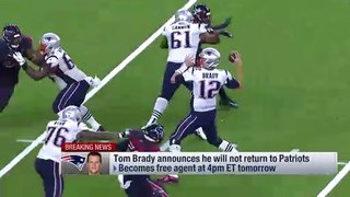 Tom Brady OUT of New England