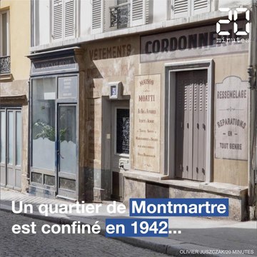 Coronavirus : Visite d'un quartier de Montmartre confiné en 1942