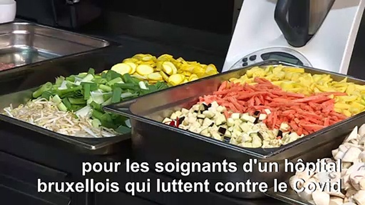 Coronavirus: à Bruxelles, les soupes d'une cheffe étoilée offertes aux soignants
