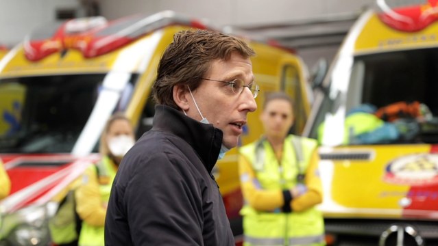 Almeida traslada al Samur la gratitud eterna de los madrileños