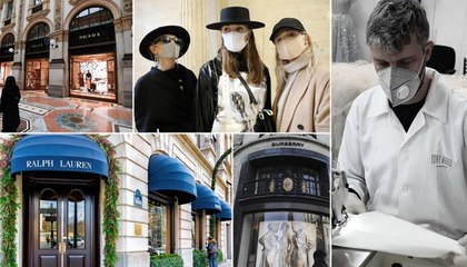 دور الأزياء والجمال تكافح فيروس كورونا بأسلحتها الخاصة