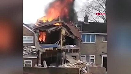 İngiltere'de doğalgaz patlaması 2 yaralı