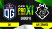 CSGO - G2 Esports vs. OG [Dust2] Map 2 - ESL Pro League Season 11 - Group D