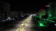 - Gürcistan'da caddeler ve sokaklar boş kaldı- Sokağa çıkma yasağının ardından sokaklar havadan...