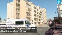 Coronavirus: le SAMU et les malades évacués de Paris applaudis à Rennes