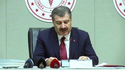 Bakan Koca: 'Son 24 saat içinde 63 kişi daha Kovid-19 nedeniyle hayatını kaybetti' - ANKARA