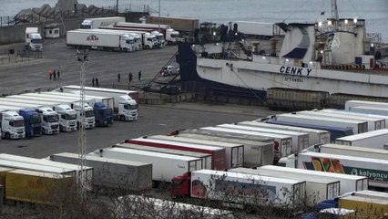 Ukrayna'dan gelen 17 tır şoförü öğrenci yurduna yerleştirildi - ZONGULDAK