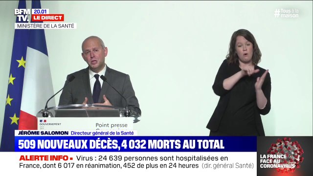 Coronavirus: Les laboratoires de ville ont réalisé 32.000 tests dont 9630 positifs , selon Jérôme Salomon