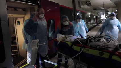 Coronavirus: des malades franciliens évacués par deux TGV médicalisés vers la Bretagne