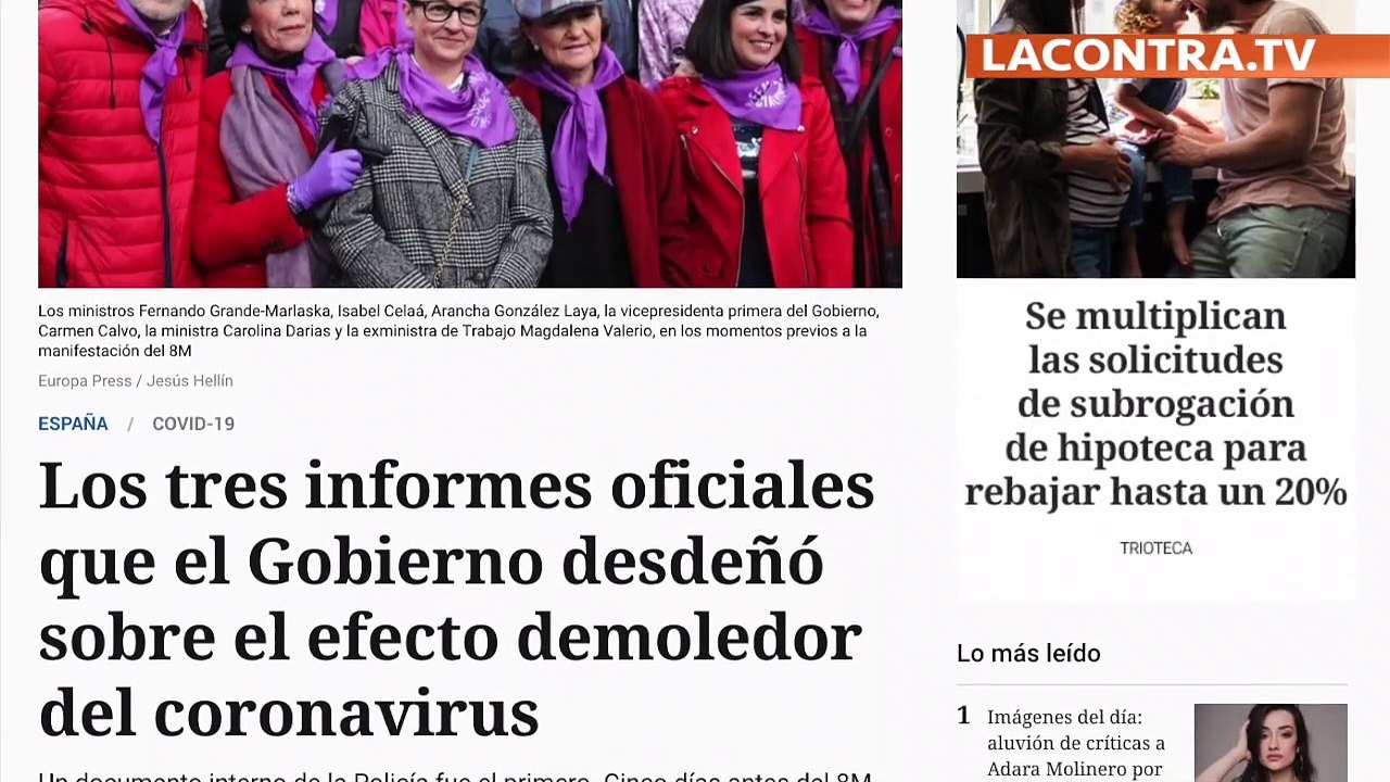 El Gobierno ignoró 2 informes oficiales que alertaban de lo letal del Coronavirus