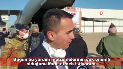 İtalya Dışişleri Bakanı Maio yardımlar için teşekkür etti