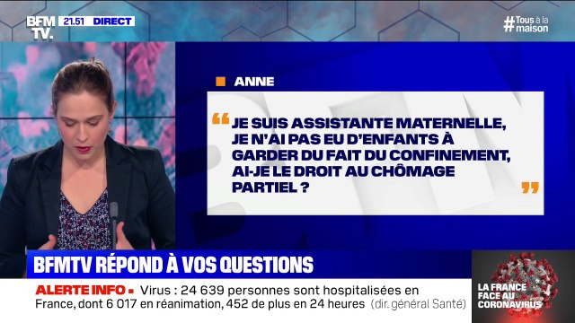 Je suis assistante maternelle, mais je n'ai pas gardé d'enfants à cause du confinement. Ai-je le droit au chômage partiel? BFMTV répond à vos questions