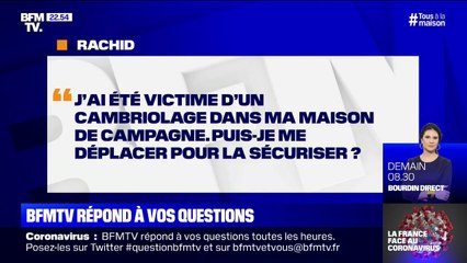 Victime d'un cambriolage dans ma maison de campagne, puis-je me déplacer pour la sécuriser ?