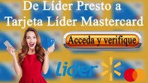 De Líder Presto a Tarjeta Líder Mastercard