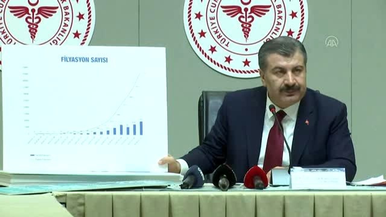 (TEKRAR) Bakan Koca: "En fazla koronavirüs vakası İstanbul'da görüldü"