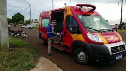 Colisão entre motos mobiliza equipe do Siate ao Conjunto Riviera