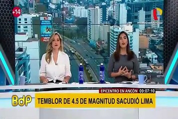 Video herunterladen: Fuerte sismo de 4.5 se registró en la ciudad de Lima