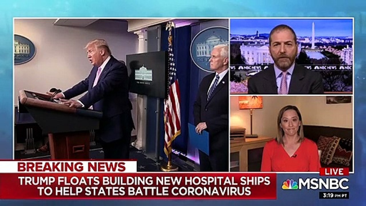 Trumps says he wants to build more hospital ships -- but doesn't realize how long it will take