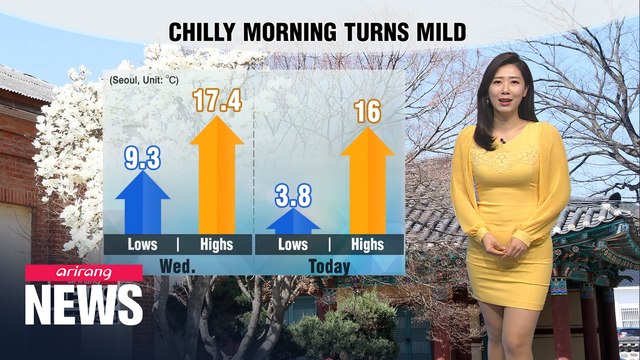 [Weather] Chilly start, mild afternoon