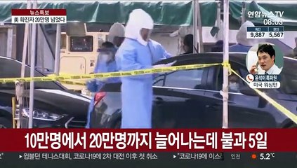 美확진자 '20만명'…"이탈리아 상황과 유사"