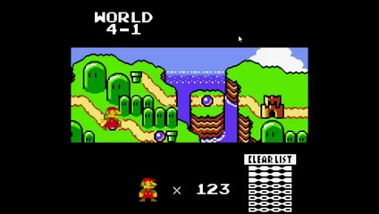 GAMEBOY ADVANCE SUPER MARIO BROS. DELUXE WORLD 4 - 1 TO 4 - 4