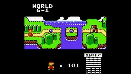 GAMEBOY ADVANCE SUPER MARIO BROS. DELUXE WORLD 6 - 1 TO 6 - 4