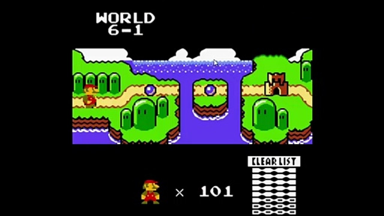 GAMEBOY ADVANCE SUPER MARIO BROS. DELUXE WORLD 6 - 1 TO 6 - 4