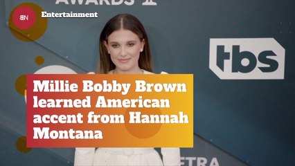 Millie Bobby Brown And Hannah Montana