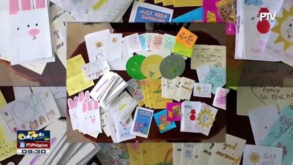 Mga bata, gumawa ng get well cards para sa mga may CoVID-19