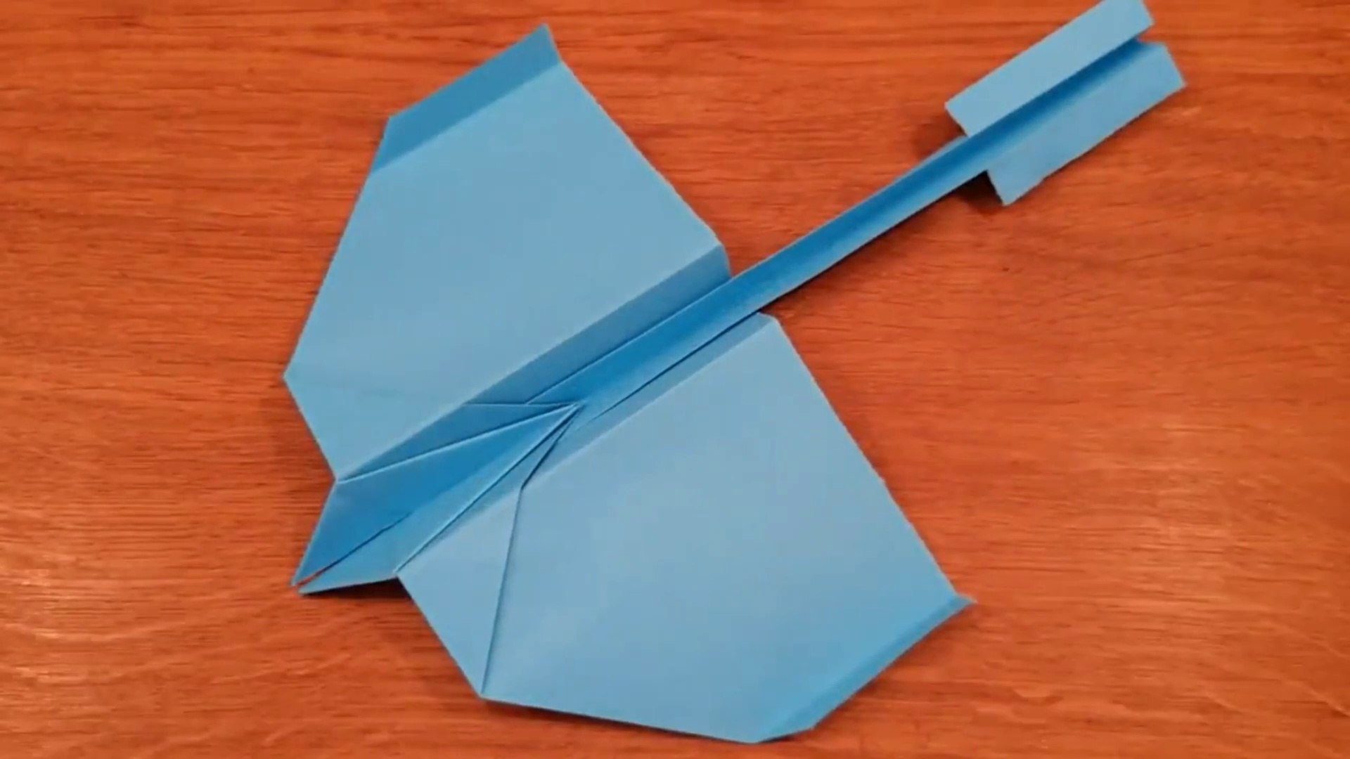 How to Fold an Easy Origami Paper Plane 