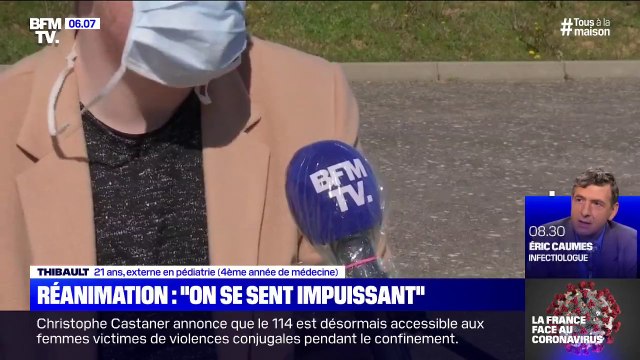 Thibault, 21 ans, étudiant en médecine, raconte son quotidien à l'hôpital Mercy à Metz