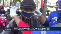 Parpol Bagikan Masker dan Hand Sanitizer ke Warga