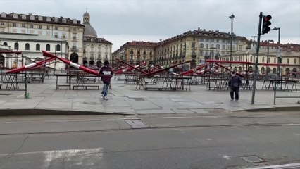 Coronavirus : le marché de Turin fermé