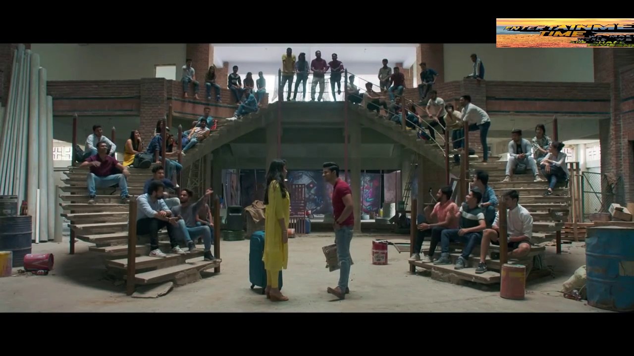 boy safe a girl from raging  bollywood sceneHum Chaar _ Scene _ Hindi Movie _ Prit Kamani, Simran Sharma, Anshuman Malhotra