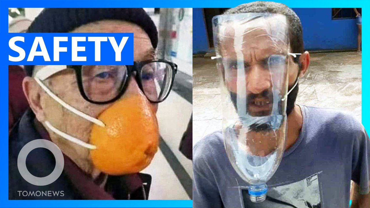 Coronavirus: Shoppers take 'creative' precautions