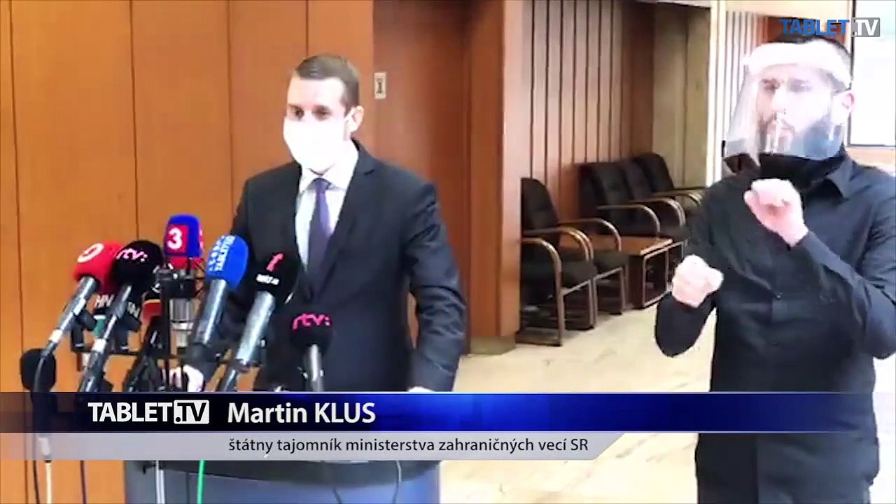 ZÁZNAM: Brífing štátneho tajomníka MZV M. Klusa