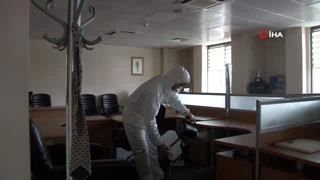 Bayrampaşa sebze ve meyve hali dezenfekte edildi