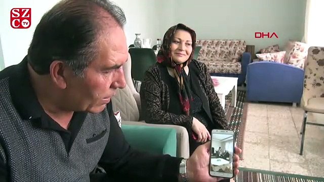 Koronavirüs nedeniyle cep telefonundan canlı bağlantıyla oğluna kız istedi