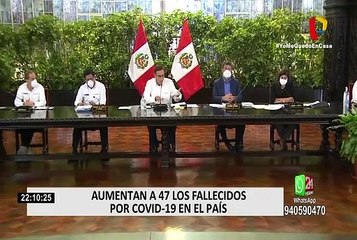 Coronavirus en Perú: se eleva a 47 los fallecidos con COVID-19