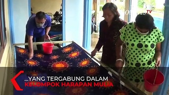 KEREN! Batik Motif Corona Karya Penyandang Disabilitas