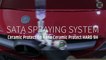 Mercedes SLS Ceramic Protected by Nano Ceramic Protect® Spraying System Sata