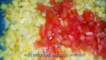 Eggs with Tomatoes &potatoes- Easy BREAKFAST by #cookingwithiqrra