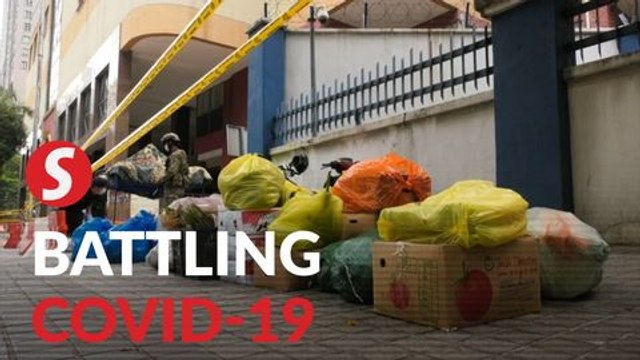 Enhanced MCO: Menara City One residents get much-needed food supplies